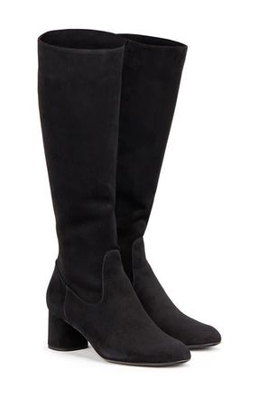 AGL Lorette Knee High Boot in Nero at Nordstrom, Size 38.5