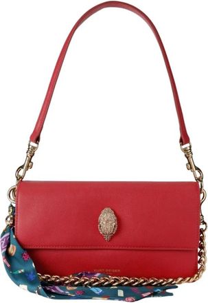 Kurt Geiger Sloane Soft Shoulder - Dames - Schoudertassen - Rood - ONE Size - Leer - Tassen