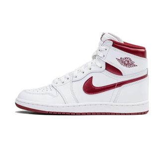 Nike Jordan 1 Retro High 85 OG Metallic Burgundy - unisex - Sport - Wit - Maat: 45 1/2 EU Leer