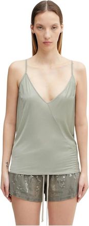 Rick Owens Dames, Tops, Groen, Maat: M Viscose