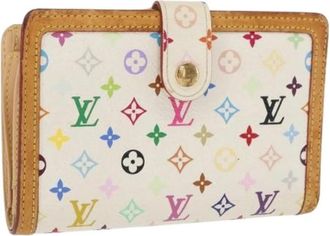 Louis Vuitton Pre-owned Vintage Canvas Portemonnee - Dames - Vintage Accessoires - Veelkleurig - ONE Size - Vintage