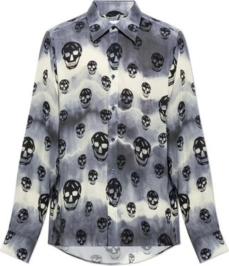 Alexander McQueen Hombre, Camisas, Gris, Talla: S