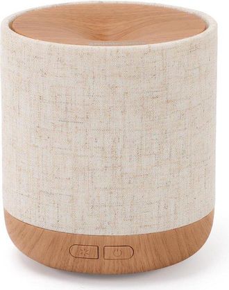 No Brand Difusor De Aromas - L&aacute;mpara Humidificadora - Ambiente Relajante - Ultras&oacute;nico Silencioso - 200 Ml - Marr&oacute;n Claro