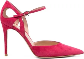Gianvito Rossi Decollete Suede Leather Camoscio