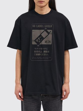 44 Label Group T-shirt in cotone con maxi logo 44 Label Group