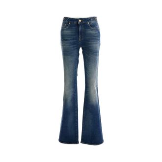 Golden Goose Boot-cut Jeans, female, Blue, Size: W28 Ophelia Bootcut Jeans
