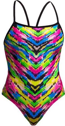 Funkita Single Strap One Piece Badeanzug f&uuml;r Damen | bunt