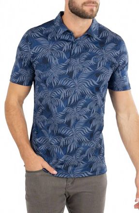 Travis Mathew Mountain Down Polo In Estate Blue
