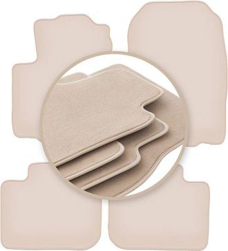 OEM Alfombrillas Beige Premium Para: Mitsubishi Colt Vi Z30 Hatchback 2004-2008