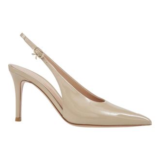 Gianvito Rossi Robbie Sling - Shoes - Mujer - Beige - 38 1/2 EU