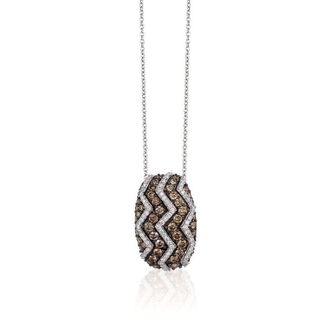 Le Vian Ladies Chocolate Chevron Necklaces in 14K Vanilla Gold