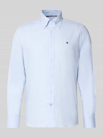 Tommy Hilfiger Regular Fit Freizeithemd aus reiner Baumwolle in Bleu, Gr&ouml;&szlig;e 39
