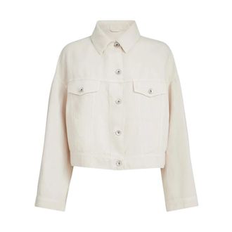 Brunello Cucinelli Cover Outerwear Jacket - female - Brunello Cucinelli - Denim Jackets - White - M - Jackets