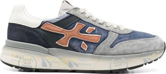 Premiata Multicolor Mick Leather Suede Panels Sneakers