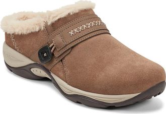 Easy Spirit Elinn Faux Shearling Mule in Taupe Brown at Nordstrom, Size 5.5