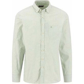 Fynch-Hatton Casual Hemden - Heren - Overhemden - Groen - Maat: XL
