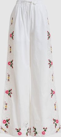 Essentiel Pantalon Janai Blanc Multicolore