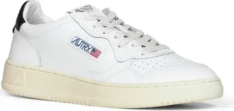 Autry Mens Sneakers Medalist Low White Leather Calf Trainers