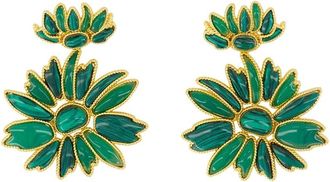 Zimmermann Botanica Dangles - Dames - Oorbellen - Groen - ONE Size - Accessoires