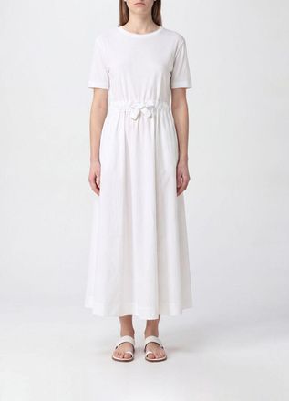 Herno Abito midi A-line in taffet&agrave; con coulisse in vita