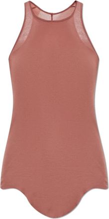 Rick Owens Top Basic - Dames - Tops zonder mouwen - Roze - M - Katoen - Tops