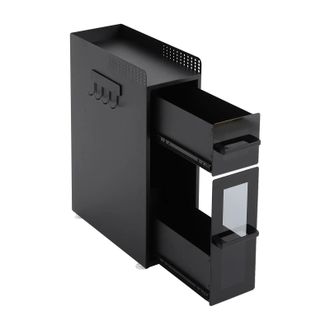 OEM Estante Para Especias De Cocina, Dise&ntilde;o De 3 Niveles, Cajones Deslizantes, Color Negro