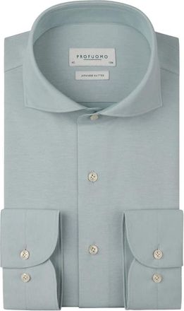 Profuomo Heren, Overhemden, Blauw, Maat: 5XL