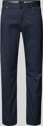 Christian Berg Regular Fit Chino im 5-Pocket-Design in Marine, Größe 38/32