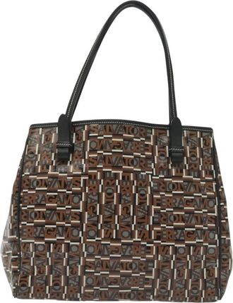 Ferragamo Tote Bag Canvas Canvas Tote Bag Bag (Pre-Owned)