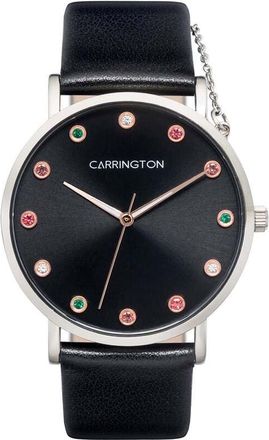 Carrington Luella Quartz Black Dial Ladies Watch CT-2010-01