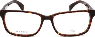 Rag & Bone Mens Brown Square Eyeglass Frames RNB7059/G-2