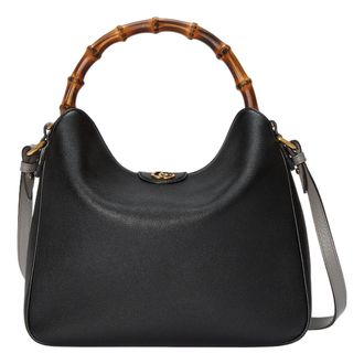 Gucci (WMNS) Gucci Diana Medium Shoulder Bag Black 746124-UAAAY-1092