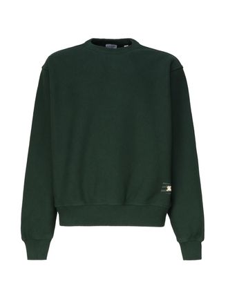 Burberry Logo Embroidered Ribbed Sweatshirt