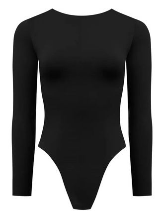 Manière De Voir Mila long-sleeves bodysuit - Nero