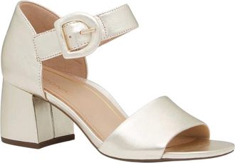 Vionic Womens Chardonnay Heeled Sandal In Gold