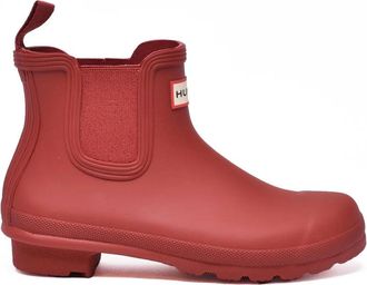 Hunter Red Rubber Galosh Boots