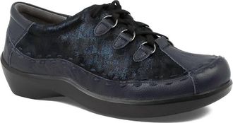 Ziera Womens Allsorts Lace-Up Shoe In Navy Swirl Leather