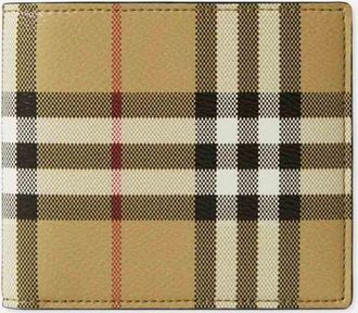 Burberry Check Folding Wallet