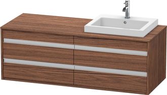 Duravit Mueble Bajo Lavabo Ketho 550x1400x496mm Wt Re Nogal Oscuro