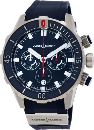 Ulysse Nardin Diver Chronograph Automatic Blue Dial Mens Watch 1503-170-3/93