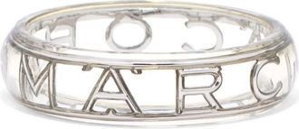 Marc Jacobs Zilveren Monogram Logo Armband - Dames - Armbanden - Grijs - ONE Size - Accessoires