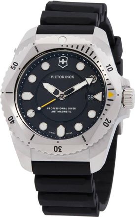 Victorinox by Swiss Army Dive Pro Quartz Black Dial Mens Watch 241990