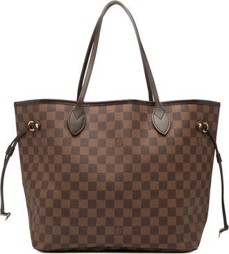 Louis Vuitton Borsa tote Neverfull MM in tela Damier Ebène 2009 - Marrone