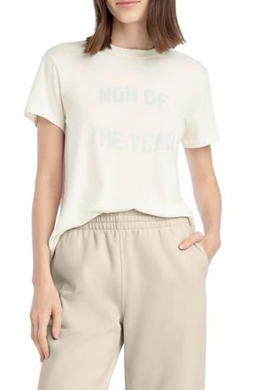 Favorite Daughter The Mother of the Year Graphic T-Shirt in Gardenia/Light Sage at Nordstrom, Size Xx-Large