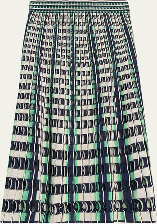 SIMKHAI Drue Openwork Midi Skirt