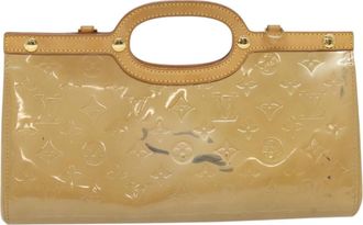 Louis Vuitton Roxbury Brown Patent Leather Handbag (Pre-Owned)
