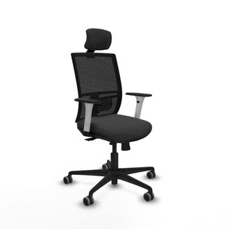 Piqueras y Crespo Silla De Oficina Piqueras Y Crespo Yunquera Blanco Ajustable