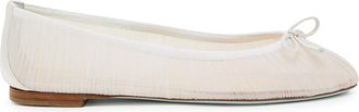 Aquazzura Aquazzura Voile Mesh and Satin Ballet Flats - White - 36 (IT36 / UK3)