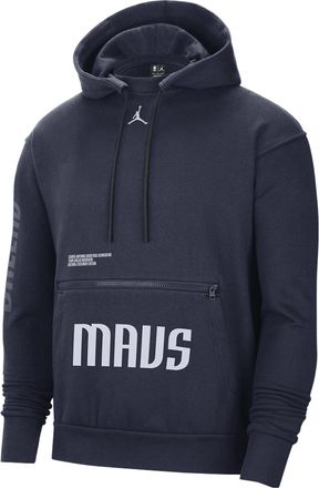 Nike Jordan Air Jordan Dallas Mavericks Courtside Statement Edition NBA Fleece Pullover Hoodie Navy DR7000-419