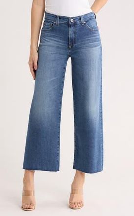 AG - Adriano Goldschmied Cherise Crop Wide Leg Jeans in Cielo at Nordstrom Rack, Size 29